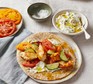 One chicken & tzatziki wrap
