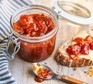 A jar of chilli & tomato jam