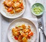 Diet cola chicken served with rice