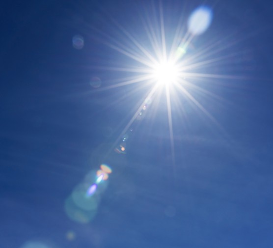 Sunburst With Lens Flare