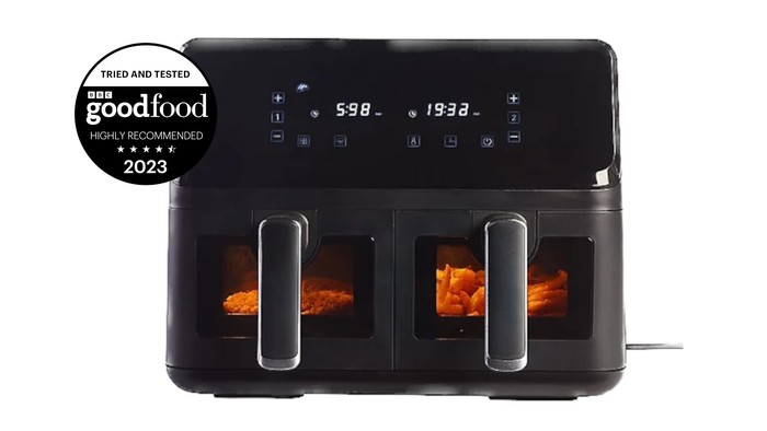 Lakeland Dual Basket Air Fryer With Easy View 8L
