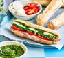 One panuozzo sandwich