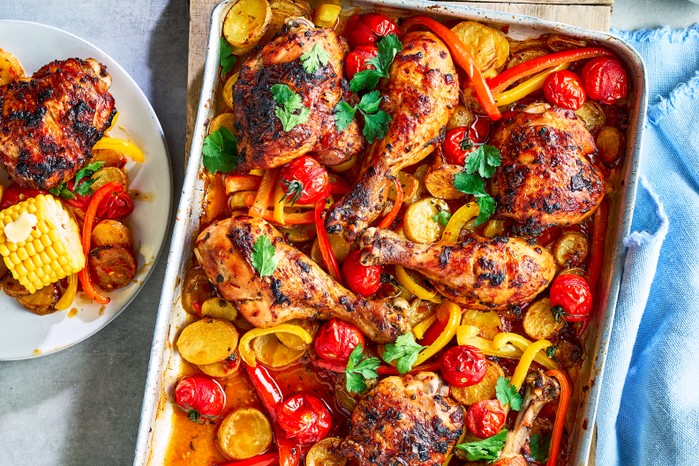 One-pan piri piri chicken dinner One-pan piri piri chicken dinner