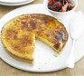 Lemon tart with summer berries