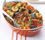 Roast summer vegetables & chickpeas