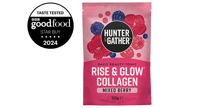 Five star badge Hunter & Gather collagen berries