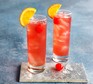 Two sex on the beach cocktails