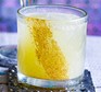Pineapple & lime mocktail in a glass
