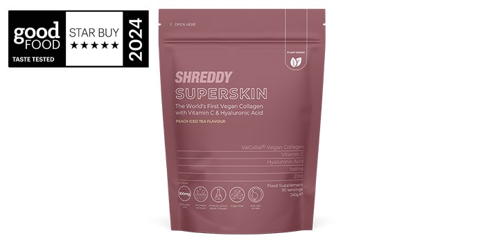 The best collagen supplements 2024 – tried and tested Shreddy vegan collagen with five star badge