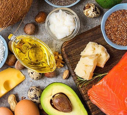Selection of good fats